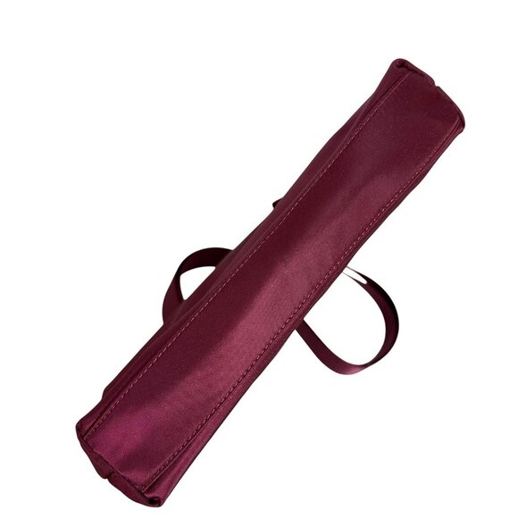 TUMI Voyager Tula Crossbody Bag Burgundy Nylon Travel - Picture 6 of 13